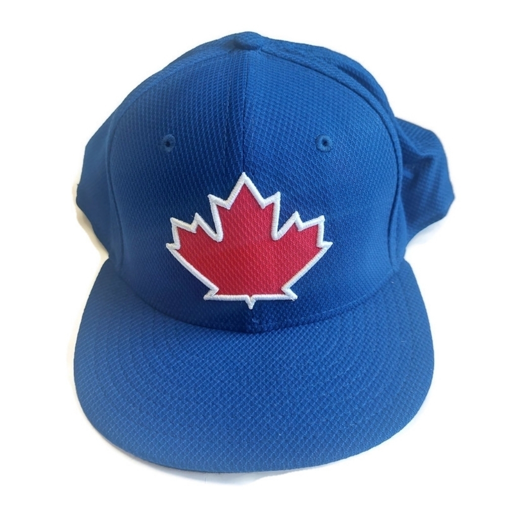 59Fifty New Era Size 8 3/8 Toronto Blue Jays Fitted Hat Performance Cap Blue